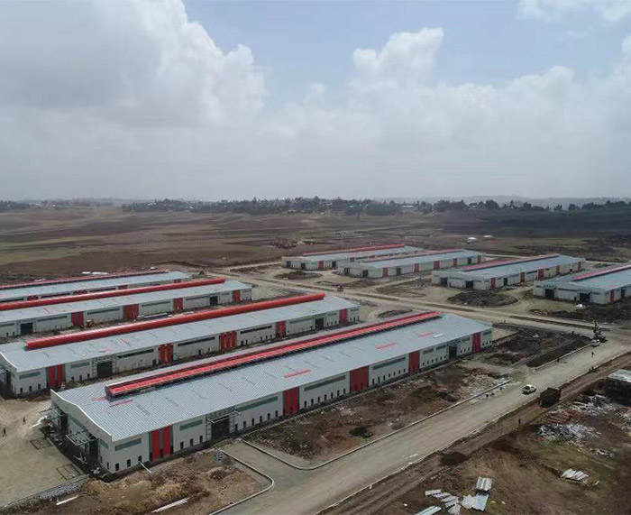 Djibouti En Acier Structure Engineering Building Projet